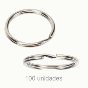 Argola De Chaveiro 22mm Niquelado Comum
