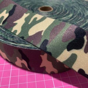 Alça 40mm Chic Estampada Camuflada